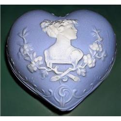 Schafer & Vater Blue Jasperware Cameo Jar #2088180