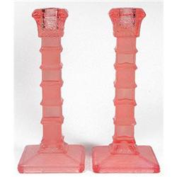 Brockwitz WILLOW Pink Pressed Glass #2088199
