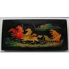Image 1 : Russian Handmade Fairytale Laquer Box - Signed #2088205