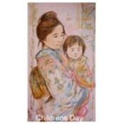 Children's Day serigraph by Edna Hibel #2088236