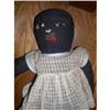 Image 1 : 14" Black sock Cloth Doll W/ Stitched Face #2096825