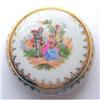 Image 1 : Limoges Flirt Scene Powder or Trinket Jar #2097133