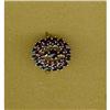 Image 1 : Garnet Ring c1935 Czechoslovakian #2097668