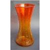 Image 1 : Crackle Glass Amberina Vase #2097797