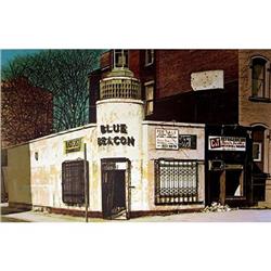 John Baeder, Blue Beacon Diner, Serigraph #2106980