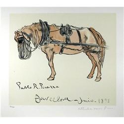 Pablo Picasso Lithograph, Cheval Attele #2106994