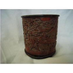 chinese bamboo brushpot #2107056