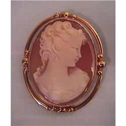 Gorgeous Lady Hand Carved Carnelian Fine Cameo #2107126
