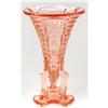 Image 1 : Pink Art Deco Machine Age Rocket Vase #2107240