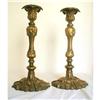 Image 1 : ART NOUVEAU DORE BRONZE CANDLESTICKS 12 #2107348