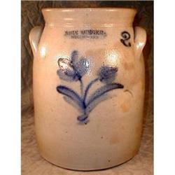 JOHN BURGER Stoneware CROCK - ROCHESTER NY - #2107505