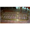 Image 1 : 19th Century Brass Fireplace Fender  #2107510