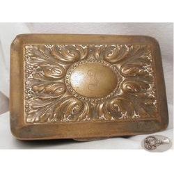 1800's Eoff & Shepherd silver fancy  hinged box#2107633