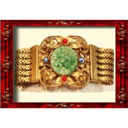 Vintage Peking glass Austro Hungarian Bracelet #2107664