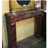 Image 1 : Fire Place red marble C.1900 #2107788