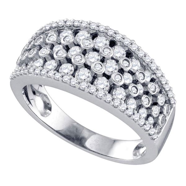 Diamond Band Ring 1 Cttw 10kt White Gold