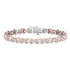 Image 1 : Diamond Link Bracelet 1/2 Cttw 10kt Two-tone Gold