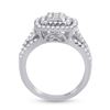 Image 4 : Baguette Diamond Square Ring 7/8 Cttw 14kt White Gold