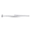 Image 2 : Diamond Bypass Bangle Bracelet 1 Cttw 14kt White Gold