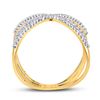 Image 3 : Diamond Negative Space Fashion Ring 1/3 Cttw 10kt Yellow Gold