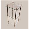Image 1 : Brass and Glass Side Table #2071236
