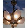 Image 1 : Art Deco Slip-in Chandelier #2071364