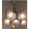 Image 1 : Art Deco Slip-in Chandelier #2071386
