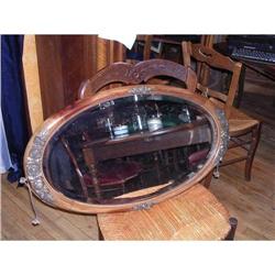 Louis Philippe Style  Oval Mirror #2071437