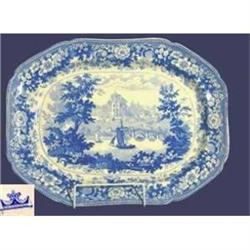 Blue White Platter  #2071582