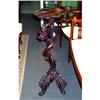 Image 1 : Italian Carved  Wood  Figural card  Table #2072022