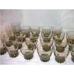 Libbey Glasses Vintage 23 Pieces Green #2086254