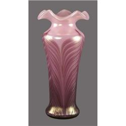 Czech Bohemian Pink to Amethyst Iridized Art #2086358