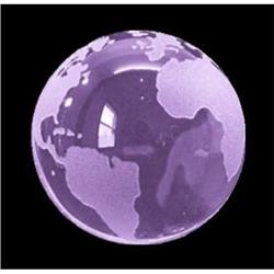 Czech Bohemian ALEXANDRITE World Globe #2086361