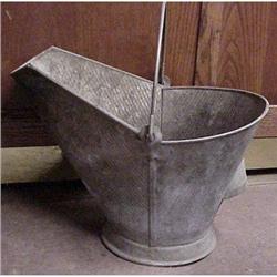 RUSTIC  ORIGINAL  METAL COAL BUCKET #2086399