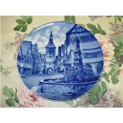 BLUE/WHITE FORSTENBERG DECORATIVE PLATE #2086511
