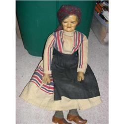 Unusual old woman cloth doll #2086533