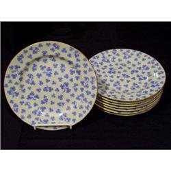 8 Royal Worcester Plates For Ovington Bro. 1887#2086649