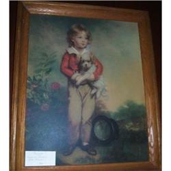 Framed Print Portrait of  Rococo Era Boy #2086667