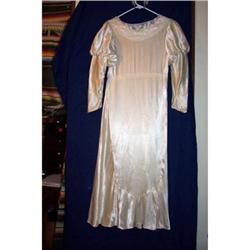 Vintage  Silk/Satin Art Deco Wedding Dress  #2086672