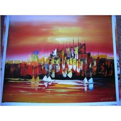 chinese oil painting #2086690