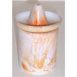 Mexicali Akro Agate Slag Glass Powder Jar #2086737