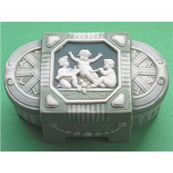 Schafer & Vater Art Nouveau Jasperware Jar #2086871