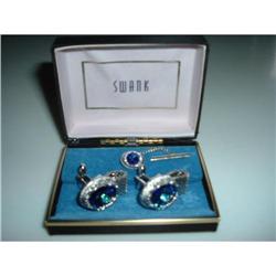 SWANK  Cufflink&Tie Pin Set in Original Box #2086977