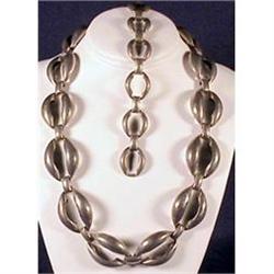 Danecraft Sterling link necklace and bracelet #2087020