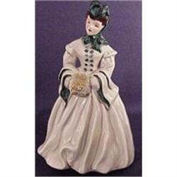 FLORENCE CERAMICS LADY FIGURINE Delia gr/gray #2087028