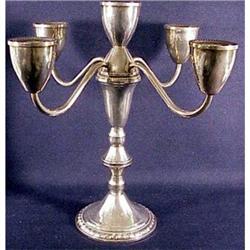 Duchin Creations  5-Light Sterling Candelabra #2087032