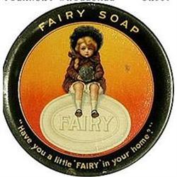 old vintage 1910 FAIRY SOAP Ad tip Tray #2087057
