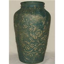 Red Wing Art Pottery Tall Brushware Vase #2087071