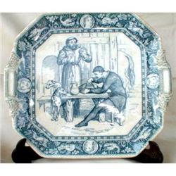 WEDGWOOD Ivanhoe PLATE Blue TRANSFERWARE #2087121