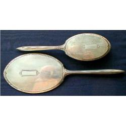 STERLING Brush Mirror VANITY Set - NO Monogram #2087148